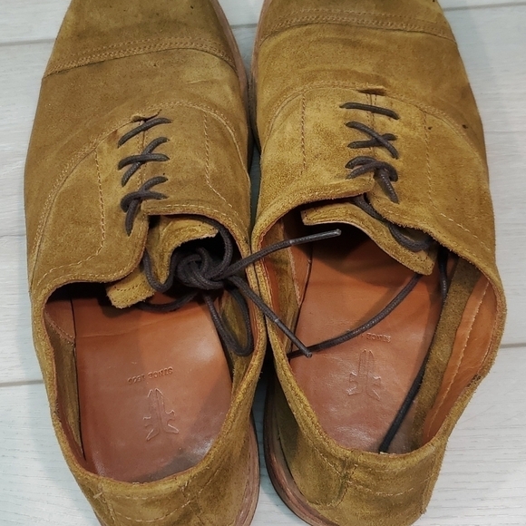 Frye Mens Paul Bal Suede Lace Up Oxford Loafer boots shoes sz 8.5D